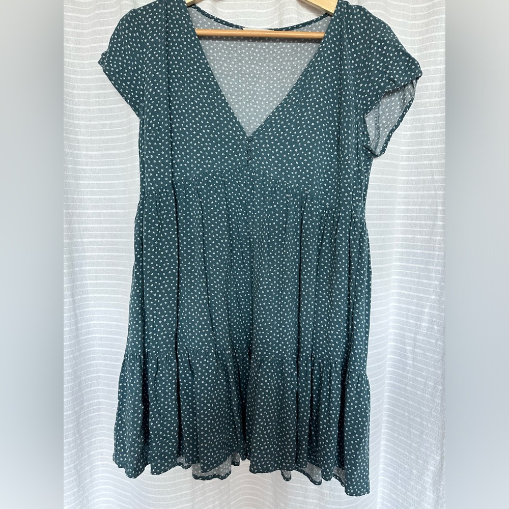 pacsun + LA hearts blue and white dress !
